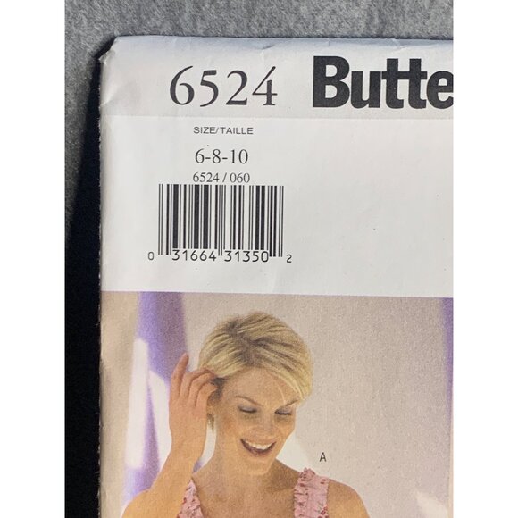 Butterick Misses Dress Sewing Pattern sz 6 8 10 6524 - uncut - Picture 3 of 5